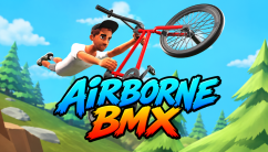Airborne BMX background