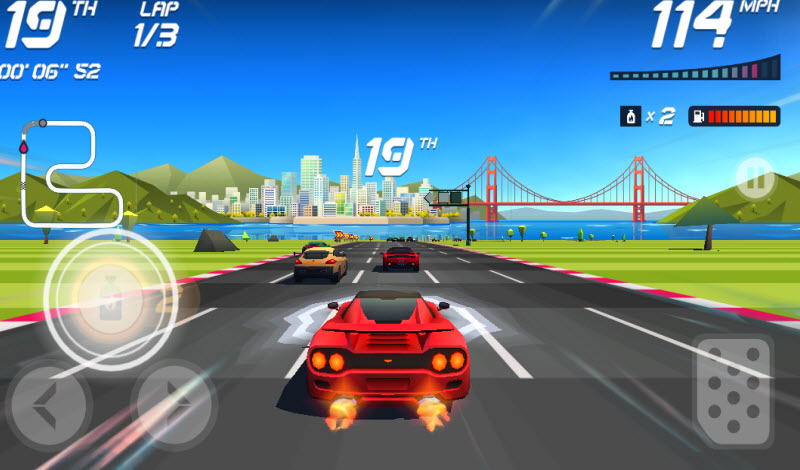 retro rush screenshot